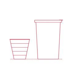 Objects Trash Cans Outline Icon Svg Set, Free Vectors File